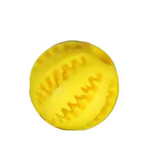 Natural Rubber Pet Dog Toys Dog Chew Toys Tooth Cleaning Treat Ball