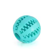 Natural Rubber Pet Dog Toys Dog Chew Toys Tooth Cleaning Treat Ball